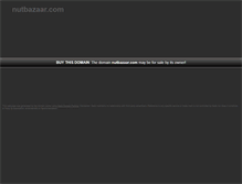 Tablet Screenshot of nutbazaar.com